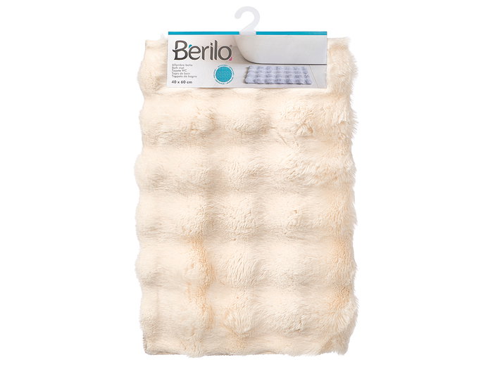 Berilo Alfombra Pelo Relieve 40 x 60 cm Beige (Set de 12)