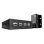 LINDY 42681 Extensor USB 2.0 de 4 Puertos con Cat5/Cat6 de 50m