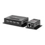LINDY 42681 Extensor USB 2.0 de 4 Puertos con Cat5/Cat6 de 50m