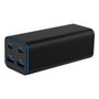 GEMBIRD TA-UC-2A2C-PD100-01-BK Cargador de Carga Rápida con 3 Puertos USB Tipo C, Negro