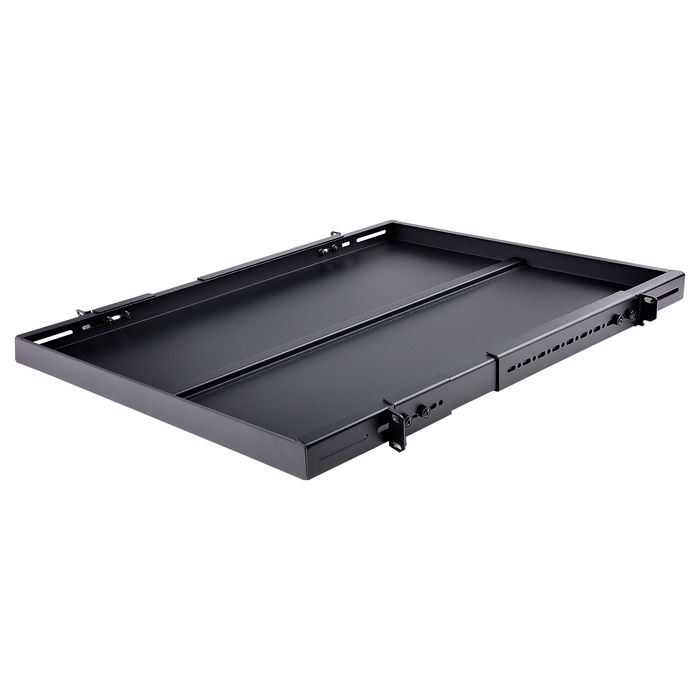 StarTech Estante Ajustable 1U para Rack de Servidores - Bandeja Universal de 19" (49.5 a 96.5cm) - Capacidad 150kg, Acero Negro, Incluye Tornillos StarTech Estante Ajustable 1U para Rack de Servidores - Bandeja Universal de 19" (49.5 a 96.5cm) - Capacidad 150kg, Acero Negro, Incluye Tornillos