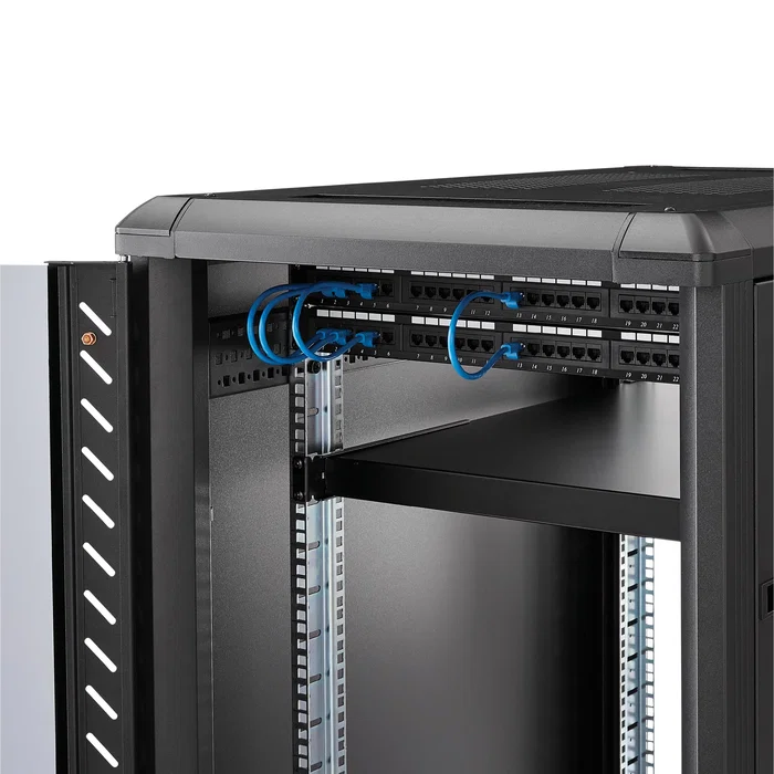 StarTech ADJSHELFHD Estante Ajustable 1U para Rack de 19 Pulgadas