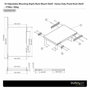 Startech ADJSHELFHD Estante de Rack 1U Ajustable Negro