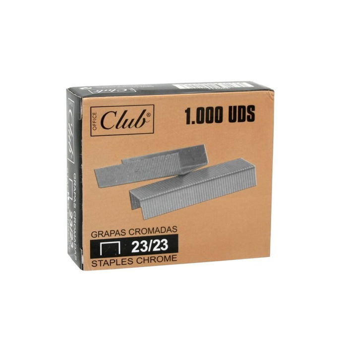 Office Club Grapas 23-23 Cromadas Caja De 1000 Unidades Office Club Grapas 23-23 Cromadas Caja De 1000 Unidades