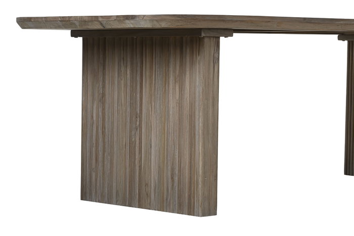 DKD Home Decor Mesa Tropical Teca 100 x 77 x 250 cm