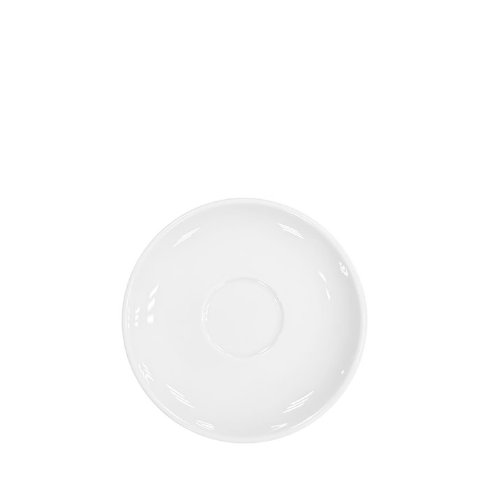 Summa Alba Platillo Moca para Taza Café, Porcelana, 12 cm (Set de 12)