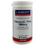 LAMBERTS Vitamina C 1000mg con Liberación Sostenida, Bioflavonoides y Escaramujo