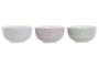 DKD Home Decor Cuencos de Dolomita Lineas 2023 Surtidos