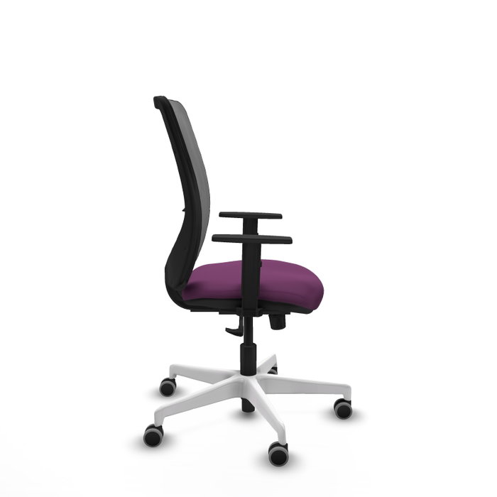 PIQUERAS Y CRESPO Silla de oficina Zulema con mecanismo Sincro, Morado y Gris PIQUERAS Y CRESPO Silla de oficina Zulema con mecanismo Sincro, Morado y Gris