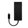 AISENS Conversor USB-C a DP/DVI/HDMI/VGA 4 en 1, Negro