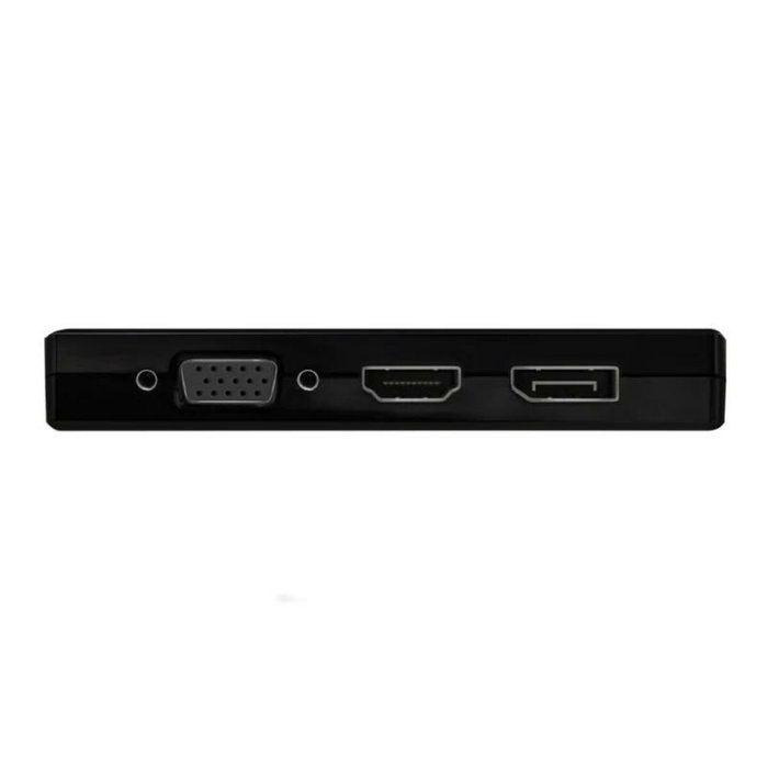 Aisens Conversor USB-C a DP/DVI/HDMI/VGA 4 en 1 Negro