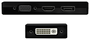 Aisens Conversor USB-C a DP/DVI/HDMI/VGA 4 en 1 Negro