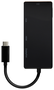Aisens Conversor USB-C a DP/DVI/HDMI/VGA 4 en 1 Negro