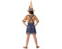 Disfraz El Mago de Oz de Espantapájaros para Niña 5-6 Años, Vestido y Sombrero de Paja, Poliéster, Tema Fantasía