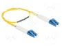 DeLOCK Cable de fibra óptica LC Duplex a LC Duplex monomodo OS2 angulado 0,5 m