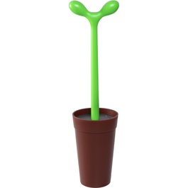 Alessi Merdolino Escobilla de Baño Marrón