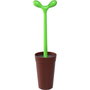 Alessi Merdolino Escobilla de Baño Marrón