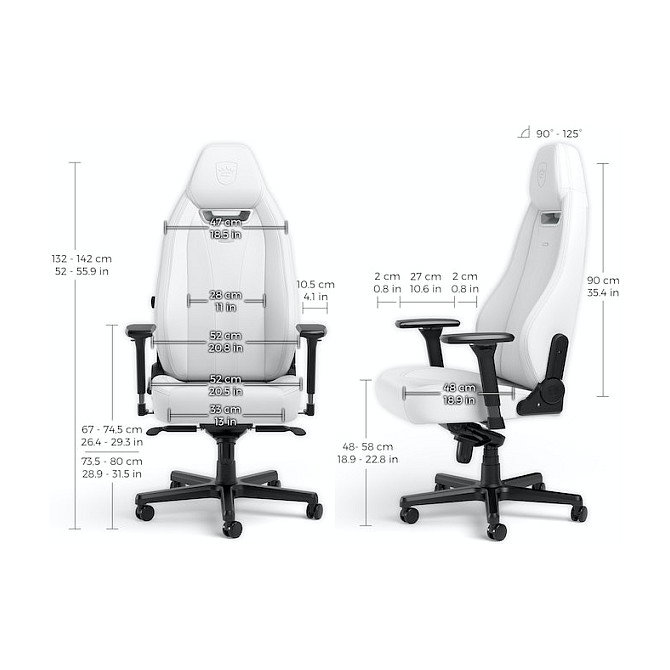 Noblechairs LEGEND Gaming Stuhl - White Edition