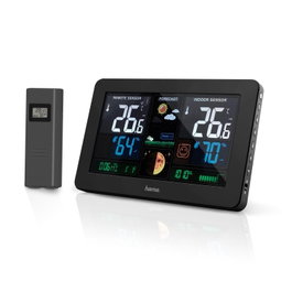 Hama Estación Meteorológica Premium con USB Negro