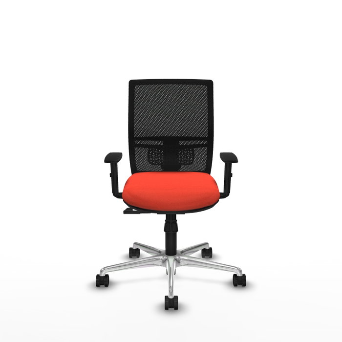 PIQUERAS Y CRESPO Silla de oficina Yunquera con mecanismo Sincro, Naranja oscuro y Negro PIQUERAS Y CRESPO Silla de oficina Yunquera con mecanismo Sincro, Naranja oscuro y Negro