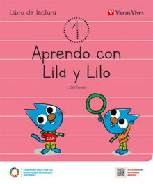 VICENS VIVES, Aprendo con Lila y Lilo Libro de Lecturas 1 - VICENS VIVES