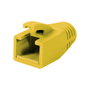 LogiLink Pack de 50 Protectores Amarillos de 8mm para Conectores RJ45 Modulares