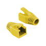 LogiLink Pack de 50 Protectores Amarillos de 8mm para Conectores RJ45 Modulares