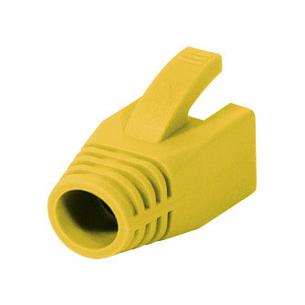 LogiLink Pack de 50 Protectores Amarillos de 8mm para Conectores RJ45 Modulares