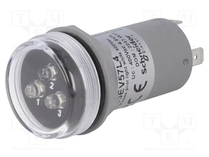 SCHNEIDER ELECTRIC Indicador de tensión Harmony XB5 30mm Blanco SCHNEIDER ELECTRIC Indicador de tensión Harmony XB5 30mm Blanco