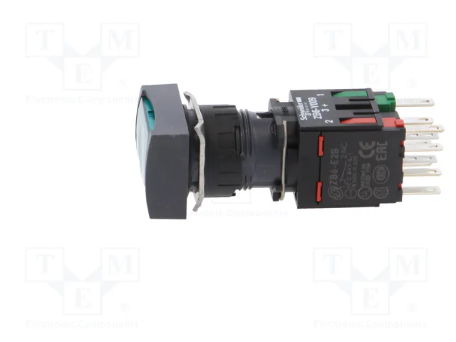 SCHNEIDER ELECTRIC Interruptor de presión Harmony XB6 16mm Verde LED SCHNEIDER ELECTRIC Interruptor de presión Harmony XB6 16mm Verde LED