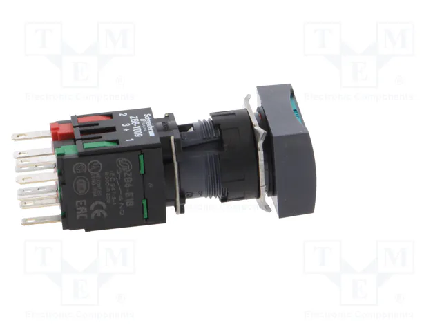 SCHNEIDER ELECTRIC Interruptor de presión Harmony XB6 16mm Verde LED SCHNEIDER ELECTRIC Interruptor de presión Harmony XB6 16mm Verde LED