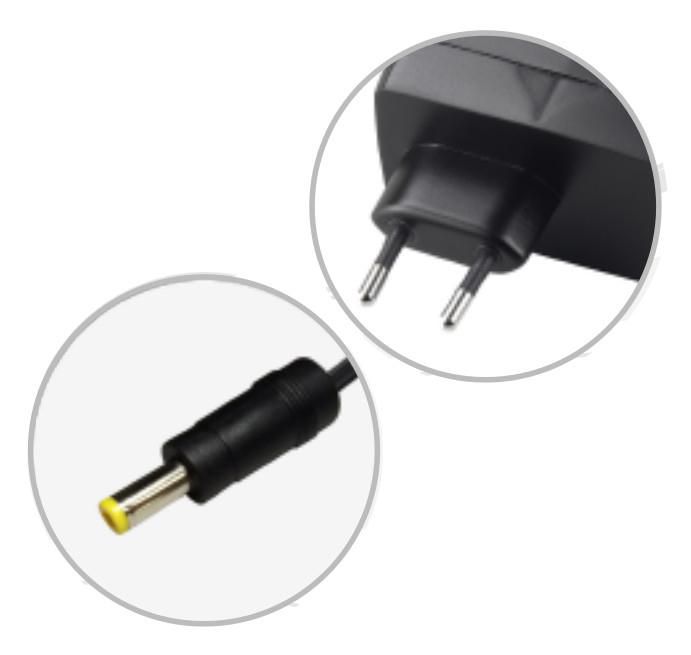 PowerWalker Adaptador Seguro DC 12V 12W Coaxial OD:5.5mm/ID:2.5mm