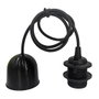 GSC Evolution Lámpara colgante Cuval E27 1M Negro