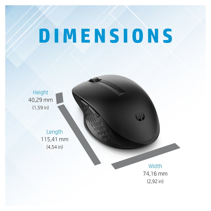 HP 435 Multi-Device Wireless Mouse Negro HP 435 Multi-Device Wireless Mouse Negro