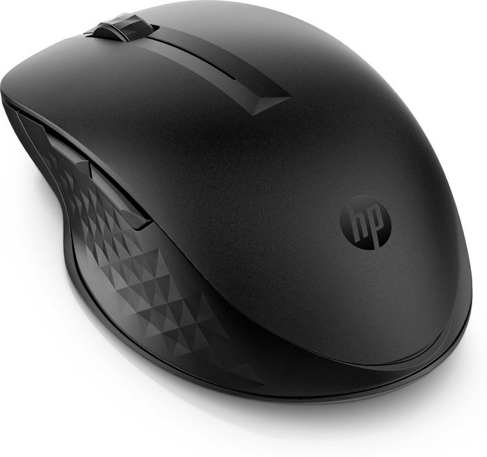 HP 435 Multi-Device Wireless Mouse, Ratón Inalámbrico Conectable a Dos Dispositivos, Sensor Multi-Superficie, Ergonómico