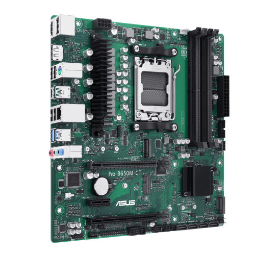 ASUS PRO B650M-CT-CSM Placa Base para PC, Socket AM5, AMD Ryzen 7000 Series, DDR5-SDRAM, Micro ATX