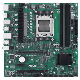 ASUS PRO B650M-CT-CSM Placa Base para PC, Socket AM5, AMD Ryzen 7000 Series, DDR5-SDRAM, Micro ATX