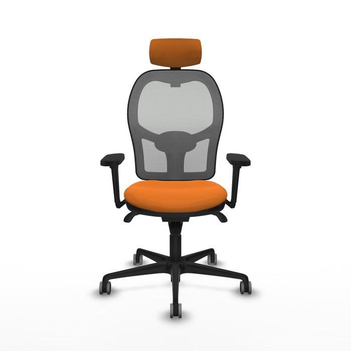 PIQUERAS Y CRESPO Silla de oficina Jorquera Sincro Naranja y Gris