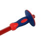 Workpro Cincel con protector 305 x 4 mm para cortar y romper hormigón Acero al cromo vanadio Tratamiento térmico Protector ergonómico