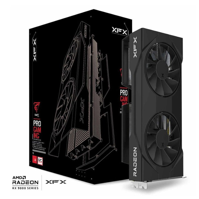 XFX Radeon RX 9060 XT SWIFT DF OC 8GB GDDR6 XFX Radeon RX 9060 XT SWIFT DF OC 8GB GDDR6