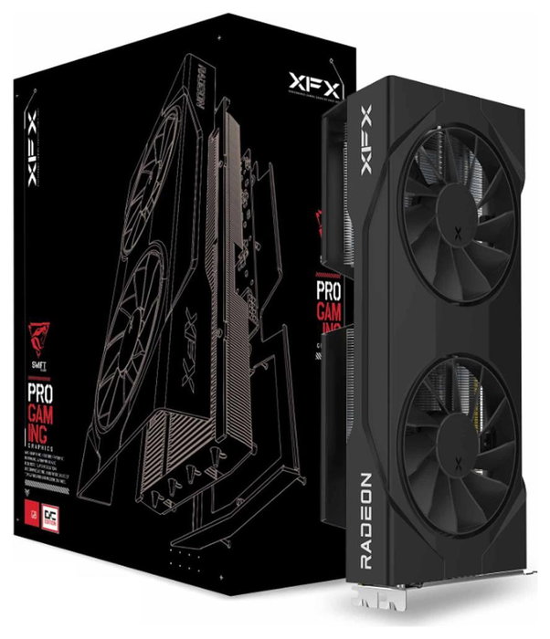 XFX Radeon RX 9060 XT SWIFT DF OC 8GB GDDR6 XFX Radeon RX 9060 XT SWIFT DF OC 8GB GDDR6