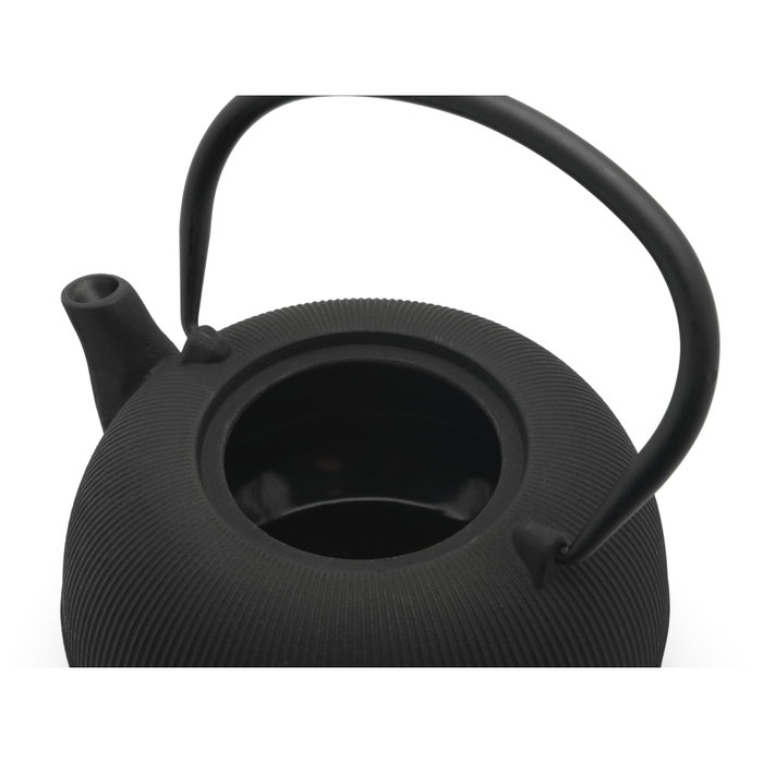 Bredemeijer Set de té Sichuan de hierro fundido con 2 tazas de porcelana, 1L, Negro Bredemeijer Set de té Sichuan de hierro fundido con 2 tazas de porcelana, 1L, Negro