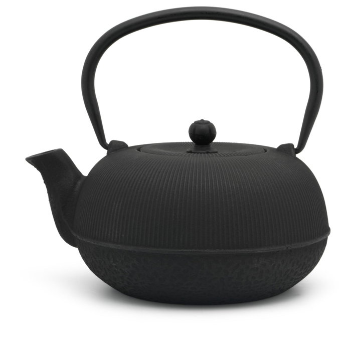 Bredemeijer Set de té Sichuan de hierro fundido con 2 tazas de porcelana, 1L, Negro Bredemeijer Set de té Sichuan de hierro fundido con 2 tazas de porcelana, 1L, Negro