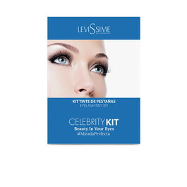 Levissime Celebrity Kit Tinte de Pestañas con Colores Básicos Negro Marron y Marron Claro Lash Protector y Activator