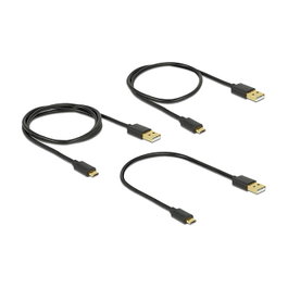 DeLOCK Conjunto de cables USB 83680 - Negro