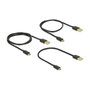 DeLOCK Conjunto de cables USB 83680 - Negro