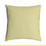 Cojín Verde Claro 85%Algodón-15%Lino 50 X 50 cm (Set de 2)