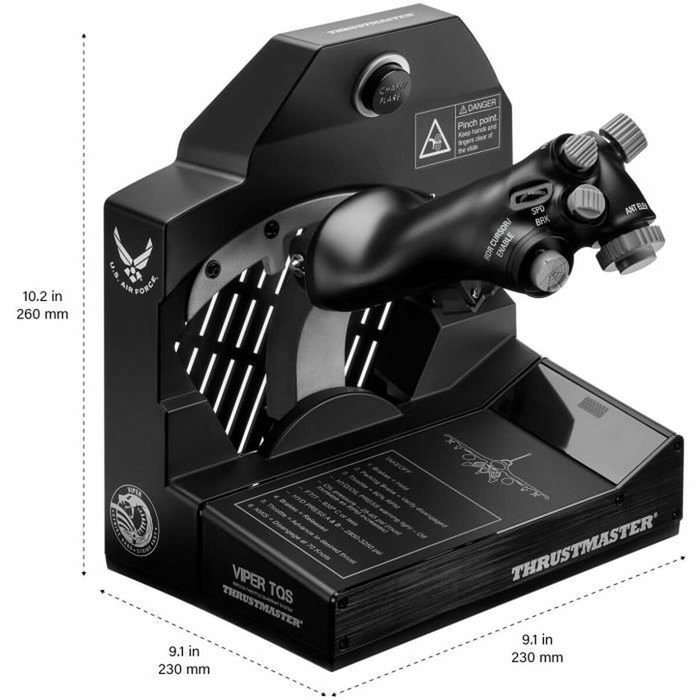 Thrustmaster VIPER TQS Palanca de mando Negro