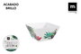 La Mediterranea Bol Melamina Tropic 13 cm x 7 cm Brillo Md (24 Unidades)