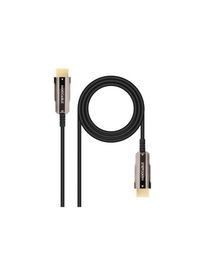 Nanocable 10.15.2015 Cable HDMI V2.0 AOC 4K@60Hz 18Gbps Negro 15 m